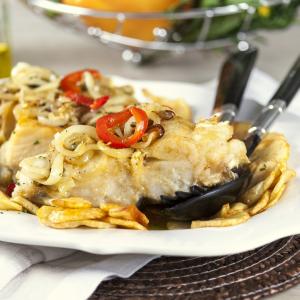 Codfish with Onions